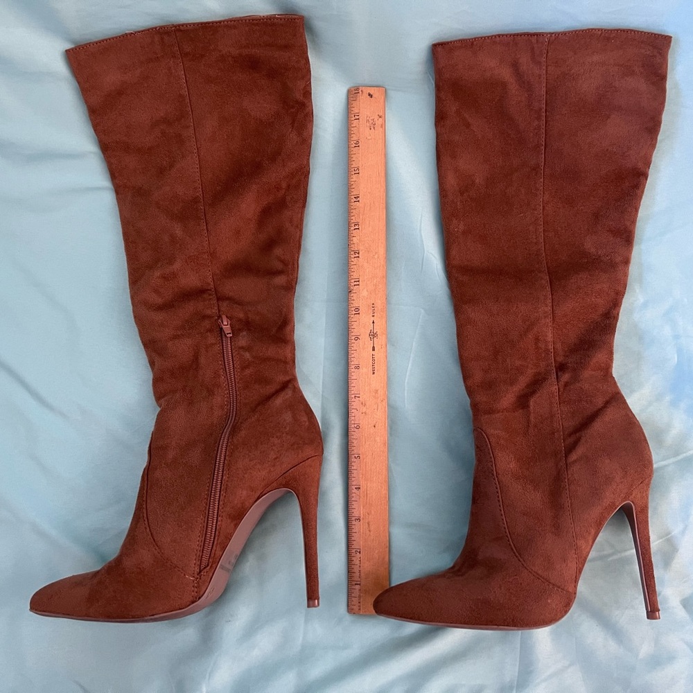 Tan Knee high boots size 8